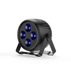 4COB Par Lights Professional 180W ProCob Spotlight Bright DJ Light Strobe Lighting for Church,Parties,Wedding,Therter,Live Events