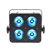Aluminum Led 4*15W LED Par Lights Flat Par Cans DJ Stage Light