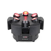 Stage Lights 6 Beams RGBW LED Moving Head Beam Light DMX Party Club Bar Stage Lighting Par Lighting Sound Activated for DJ KTV Disco Party Wedding Concert Festival