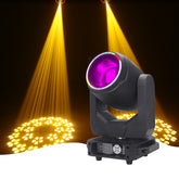 Luces de cabeza móvil LED 200W Beam Stage Light 17 Gobos 14 colores Focos 24-Facet Prism DMX512 Dj Stage Light con efecto de apertura único para Navidad Fiesta de bodas Danza Disco Bar