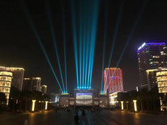 380W haz de luz impermeable con cabezal móvil DMX512 equipo de discoteca DJ al aire libre impermeable fiesta Club escenario luces búsqueda luz cielo ciudad luz