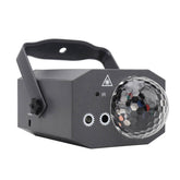 DJ Disco Stage Party Lights, LED Sound Activated Laser Light RGBW Flash Strobe Projector for Christmas Halloween Decorations Karaoke Pub KTV Bar Dance Gift Birthday Wedding