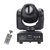 30W LED Moving Head Light with Remote 8 GOBO 8 Pattern Spotlight by DMX Controlled 9/11CH for Disco Club Party Stage Lighting Shows