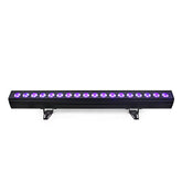 LED Stage Wash Light Bar - 200W 18LEDs RGBW 4in 1 Professional DJ Lights with Sound Activated by DMX Control Uplights for Church Wedding Halloween Christmas Events Birthday Party Lighting