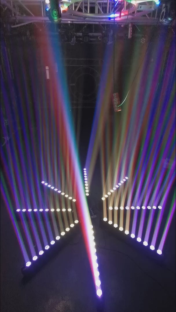 10x40w 4in1 Rgbw Led Beam Scanner Pixel Bar Moving Head Dj Stage Light