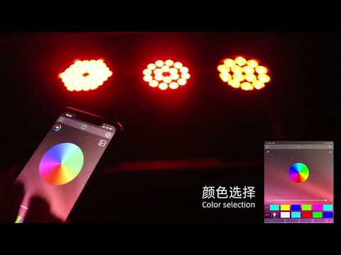 Hochzeit Uplight 14 Stücke APP Wifi Fernbedienung par led Wireless Led Par Licht