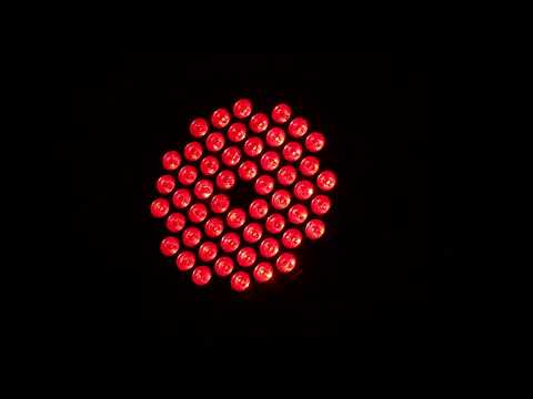 Aluminio 54*3W RGB 3 en 1 Led Par Can Light Dj Disco Party Stage Par Light