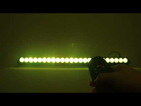 LED Stage Wash Light Bar - 80W 24LEDs RGB 3in 1 Professional DJ Lights with Sound Activated by DMX Control Uplights for Church Wedding Halloween Christmas Events Birthday Party Lighting