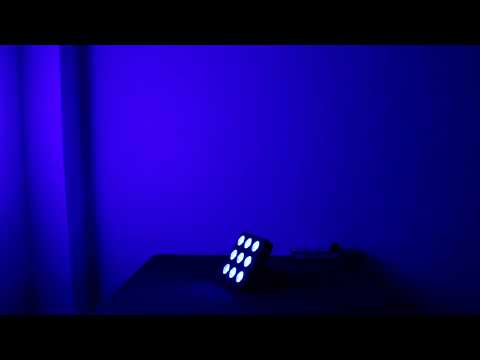 Mini LED Par Light Flat Led Panel Show Stage Effect Lights 9X4W 4IN1 RGBW DJ Disco DMX Led Beam Wash Strobe Lighting Effect