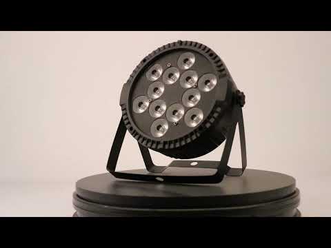 Par Lights LED Stage Lights, 12X6W Uplight Stage Lighting Effect by DMX and Sound Activated Control Wash Light for Wedding Parties Church Club DJ Live Show