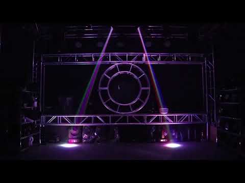 Moving Head Lights Mini LED Spotlight Beam 10W 4in1 RGBW Stage Lights Professional 11/13 DMX Channels Sound Activated DJ Lights for Disco Club Party Dance Wedding Bar Christmas