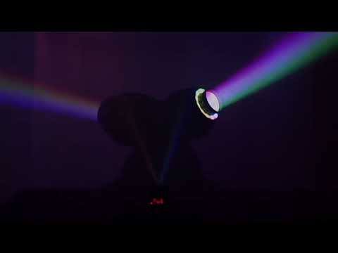 Stage Moving Head Light Dual Arm Big Eyes Led Light LED Professional Stage Light Pinspot Uplighting Lights for Events Sound Activated DMX512 RGBW Lights for Disco Party Wedding Concert Festival