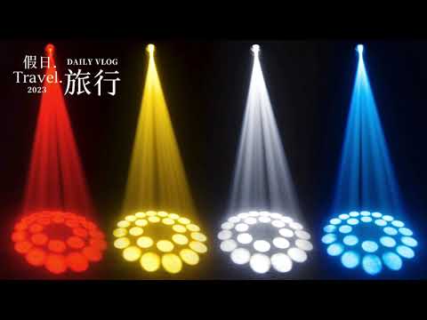 300W Beam Sharpy Moving Head Light - 17 Gobos RGBW Beam Lights - 11 Colors Led Moving Head Light Dj Lights - 17CH DMX512 Sound Control for Church Wedding Disco Party