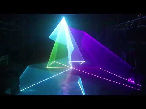 4.5W Laser Lights DJ Lights, Animation Full Color Stage Laser Light with Sound Activated & DMX Control, Great for Party Disco Lights Bar Club Stage & DJ Lighting