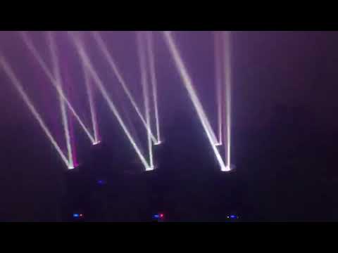 LED Moving Head Light Beam 4X25W DMX Moving Head Effect Stage Lighting for Disco Club Party Stage Lighting Shows