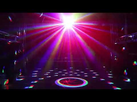 Disco Light Party Light, Led DJ Lights 5 in 1 with Magic Kaleidoscope Ball, Led Patterns Strobe Light and Purple UV Light, Great for Stage & dj Lighting, Disco Club Party Church Lights
