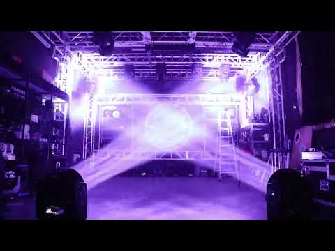 19x15W Moving Head Light LED RGBW 4in1 Beam/Wash/Zoom Effect Stage Lights Professional DMX Control Sound Activated DJ Lights for Chrismas Disco and Nightclub