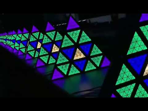 Antique Triangle LED Special Effect Light night club event stage lighting