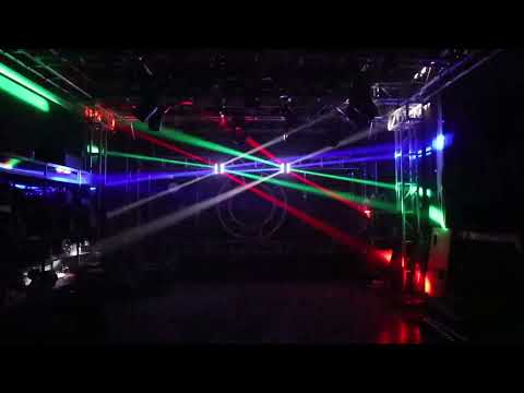 Mini 8*3W LED RGBW Spider Beam Light Halloween Spider Web Lights Spider Moving Head Light