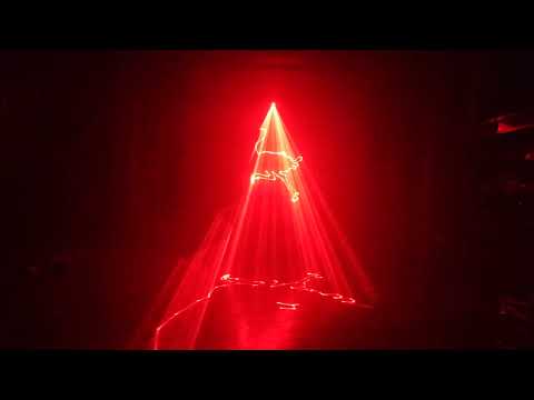5W DJ Laser Party Lights, 3D Animation RGB Lazer Stage Lighting, DMX512 Music Sound Activated Disco Projector Lights,Beam Effect Scan Light for Bar Nightclub Wedding Live Show