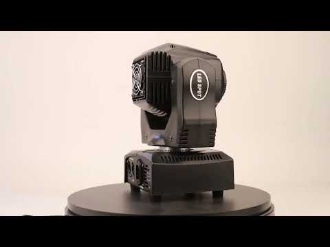 60W Moving Head DJ Lights RGBW Wash Lighting with 8 Gobos Stage Light by DMX for Party Wedding Church Live Show Halloween Christmas