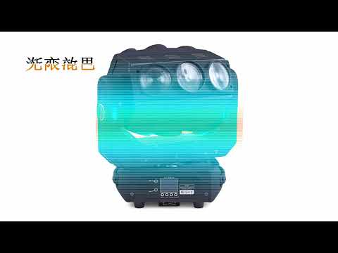 9x10w DJ Lighting Lamp Stage Light Party Lights RGBW 4 in 1 Led Beam Moving Head Dj Disco Stage Wash Light Dmx512 13/15 Channels Effect Lighting for KTV Disco Party Wedding Concert