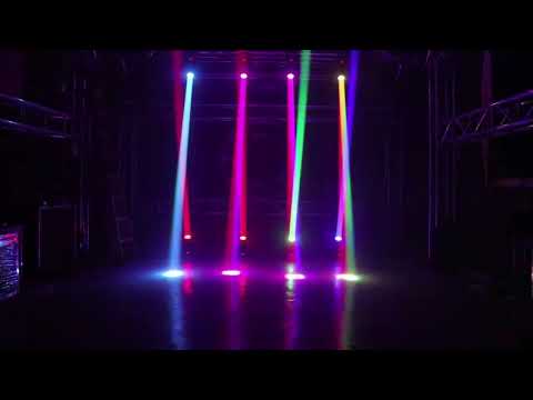 Moving Head Lights LED 100W Beam Effect Spotlights DMX512 with RDM and Linear Focus Dj Stage Lights for Chrismas Wedding Party Dance