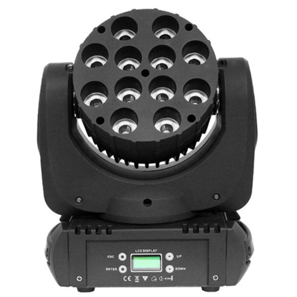 12Pcs Led Beam Moving Head Light 12x10w Rgbw Led Stage 4in1 RGBW Moving Head Light
