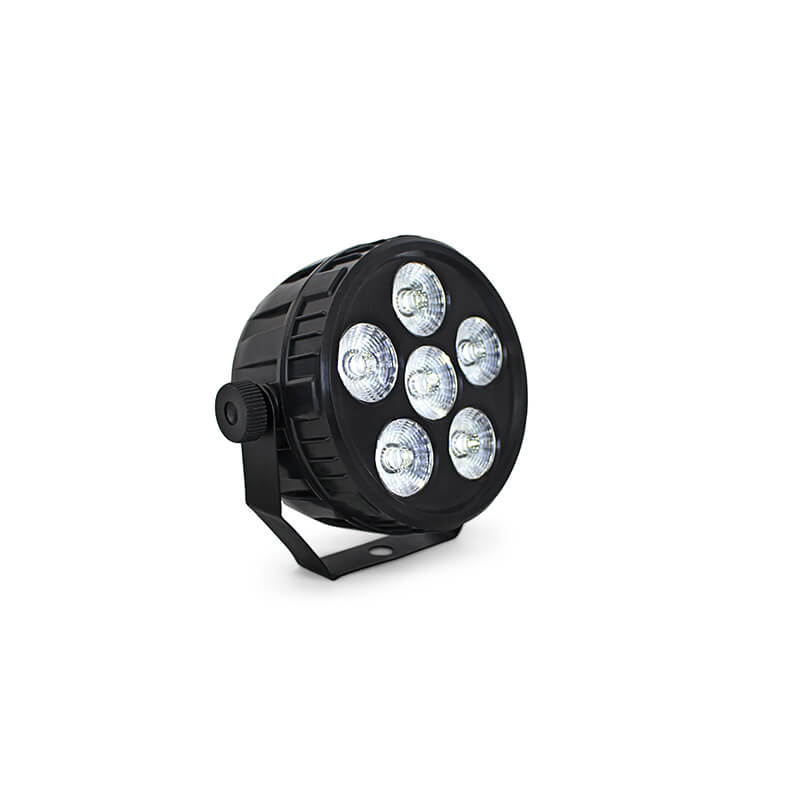 Mini Wireless Remote Control Slim Led Par Light 6X6W RGBW 4in1 Pocket Plastic Dj Par Led Flat Par Light