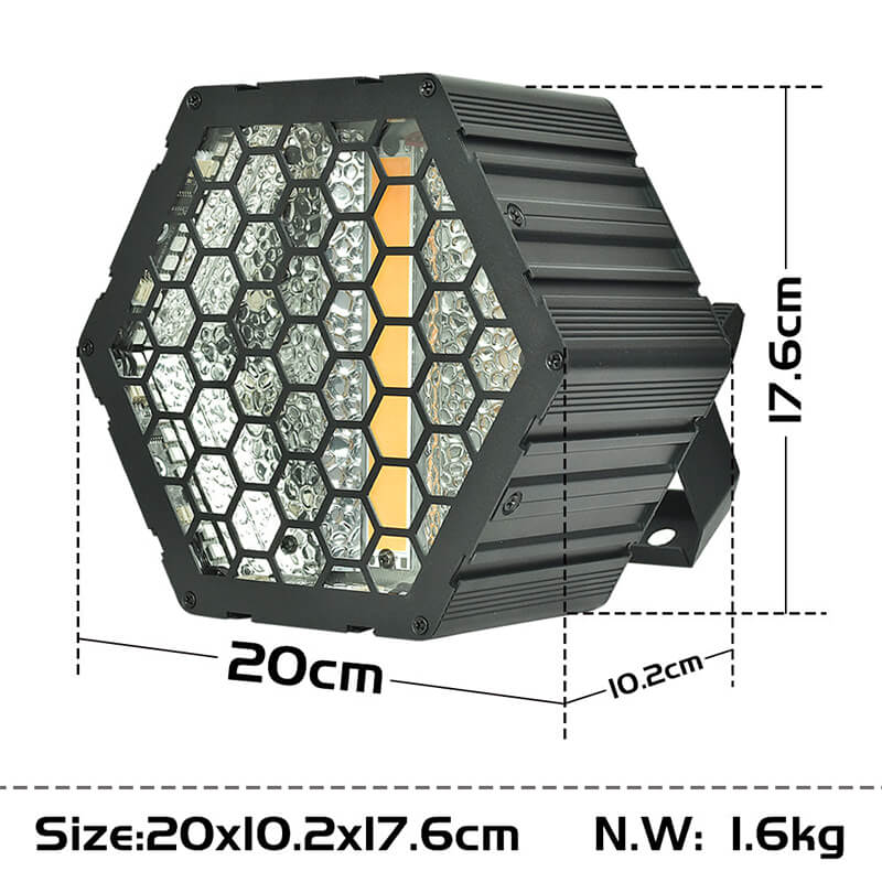 Portable Mini LED RGB Single Retro stage Flash Light dj lights disco stage lighting equipment