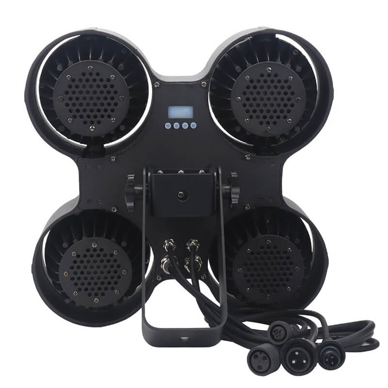 Stage Lights 4Pcs LED COB Blinder, Super Bright Par Lighting DMX Light, DJ Disco Bar Wedding Birthday for Dancing , IP65 4 Eye led blinder