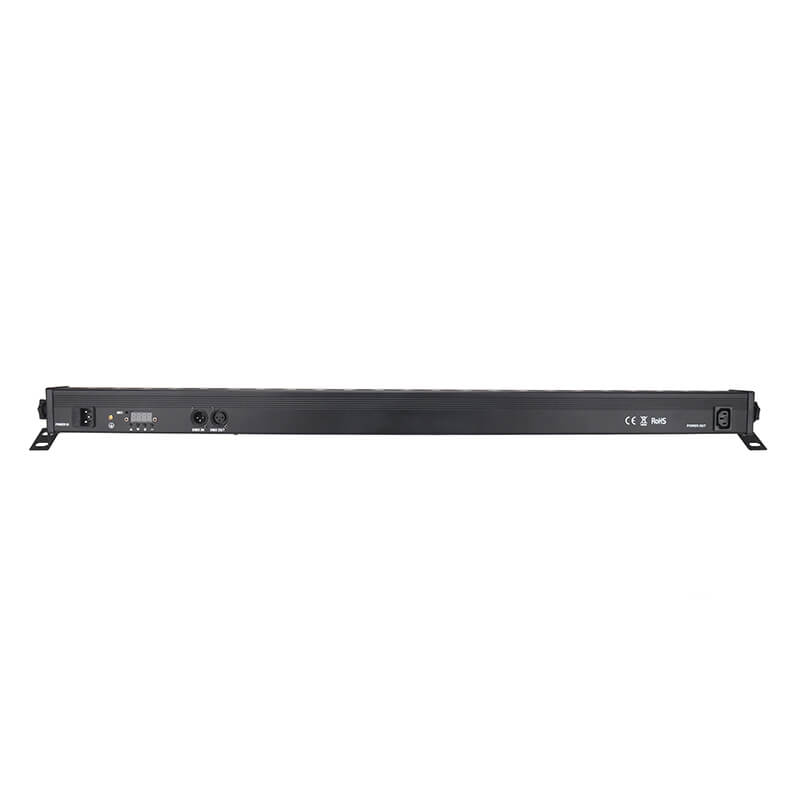 LED Stage Wash Light Bar - 80W 24LEDs RGB 3in 1 Professional DJ Lights with Sound Activated by DMX Control Uplights for Church Wedding Halloween Christmas Events Birthday Party Lighting