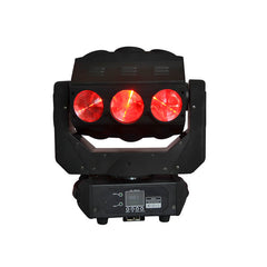 9x10w DJ Lighting Lamp Stage Light Party Lights RGBW 4 in 1 Led Beam Moving Head Dj Disco Stage Wash Light Dmx512 13/15 Channels Effect Lighting for KTV Disco Party Wedding Concert