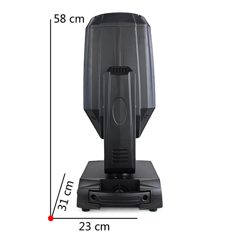 DMX512 16 Channels 10R Sharpy Beam 260W Moving Head 7R Light Black For Birthday Wedding Christmas DJ Disco KTV Bar Club Party Show