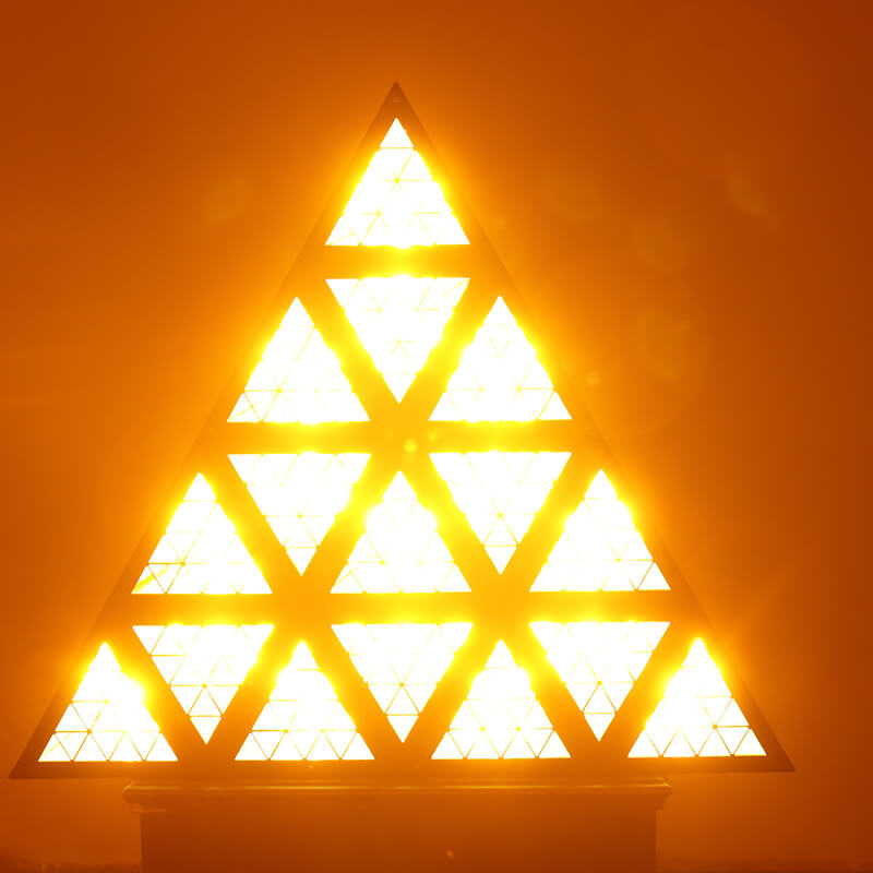 Antique Triangle LED Special Effect Light night club event stage lighting