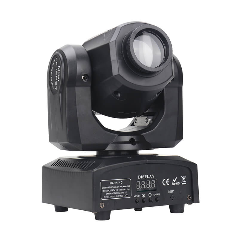 30W LED Moving Head Light with Remote 8 GOBO 8 Pattern Spotlight by DMX Controlled 9/11CH for Disco Club Party Stage Lighting Shows