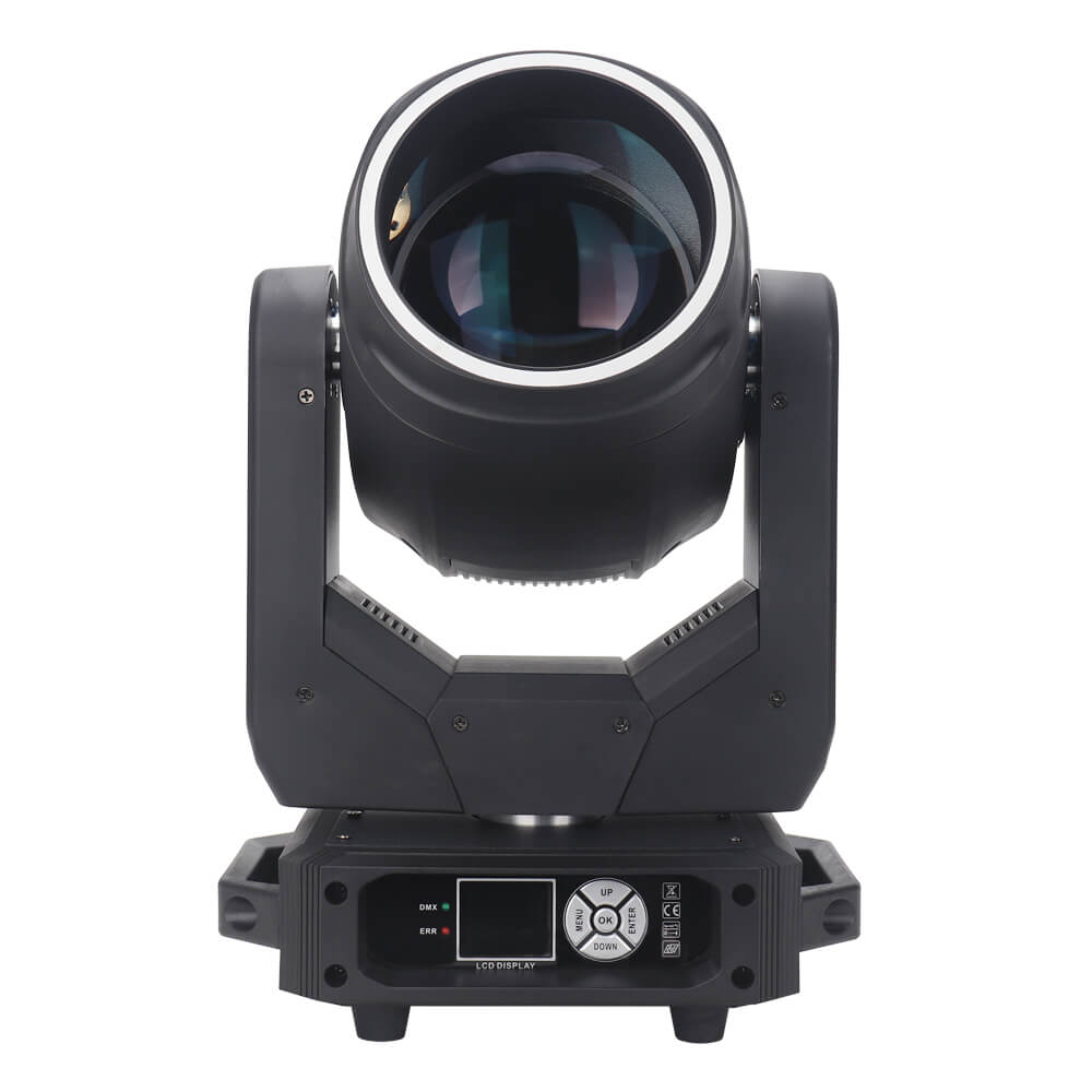 300W Beam Sharpy Moving Head Light - 17 Gobos RGBW Beam Lights - 11 Colors Led Moving Head Light Dj Lights - 17CH DMX512 Sound Control for Church Wedding Disco Party