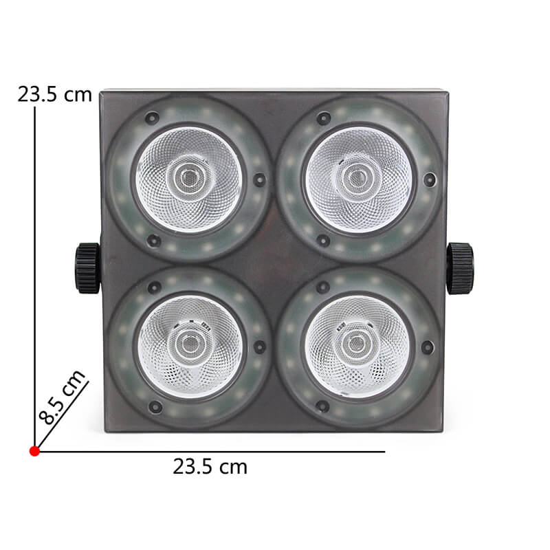 4LED Blinder Stage Par Light with COB Light Ultrabright for Parties, Wedding, Church, Gig, Bars, Events