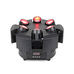 Stage Lights 6 Beams RGBW LED Moving Head Beam Light DMX Party Club Bar Stage Lighting Par Lighting Sound Activated for DJ KTV Disco Party Wedding Concert Festival