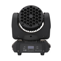 DJ Lights Moving Head 36x3W RGBW Led Beam Disco Lights DMX Stage Lights Sound Activated 16 Channels Effect Lighting for Christmas, Parties, Club, Concert, Wedding, Disco Events