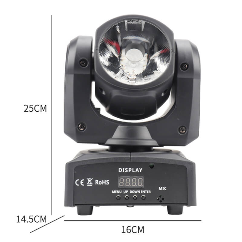60W Beam Moving RGBW 4in1 dj Light Beam Moving Heads Lights Super Bright LED DJ Spot Light DMX Control