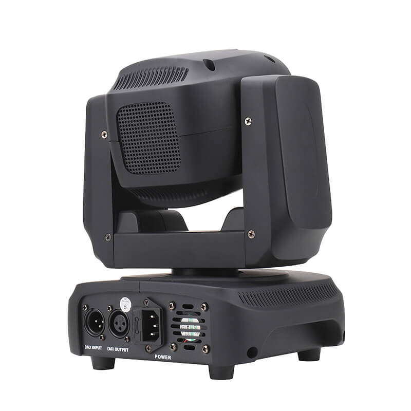 85W DJ Light Moving Head Lights Rotating 3-Facet Prism LED Spot Moving Heads with 8 Gobos Stage Lighting by DMX and Sound Activated Control for Parties Wedding Church Live Band Show Bar