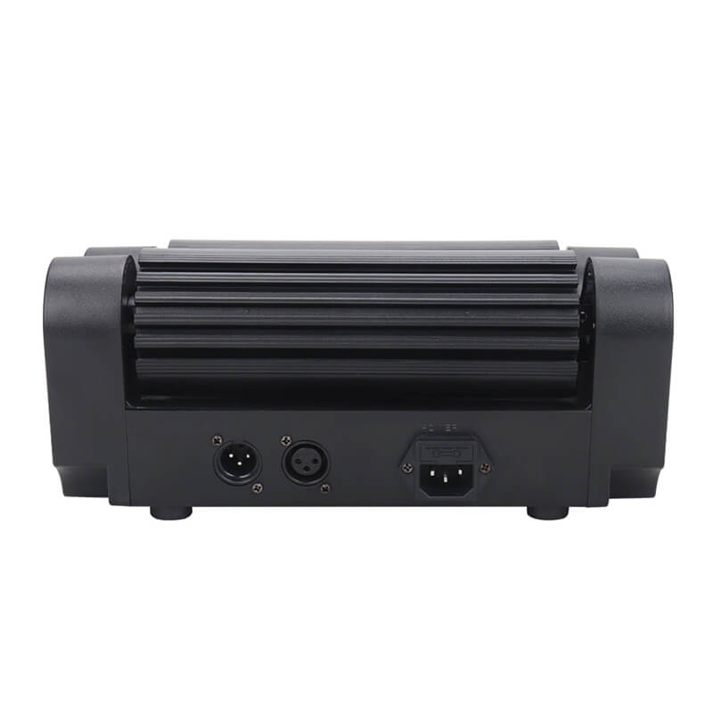 Spider Moving Head Light with 8x3W RGBW LEDs Beam DJ Lights Laser Light and 2 Pixel Light Strips, Sound Activated/DMX-512 Control Perfect for Party Disco Wedding Live Stage Lighting