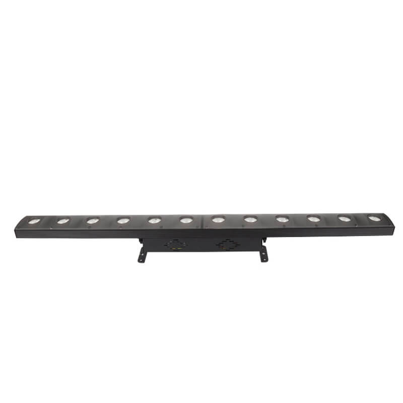 LED Stage Wash Light Bar - 50W 12LEDs RGBW 4 in 1 Professional DJ Lights with Sound Activated by DMX Control Uplights for Church Wedding Halloween Christmas Events Birthday Party Lighting