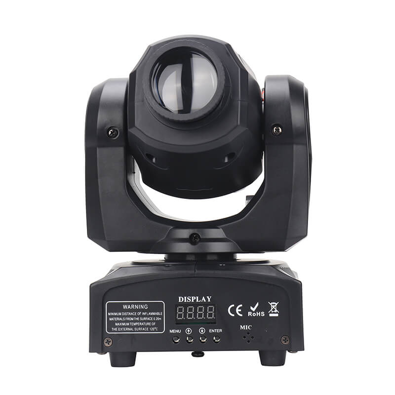 30W LED Moving Head Light with Remote 8 GOBO 8 Pattern Spotlight by DMX Controlled 9/11CH for Disco Club Party Stage Lighting Shows