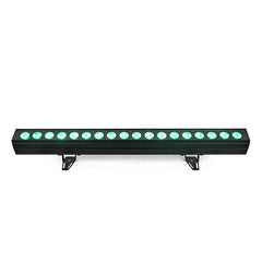 LED Stage Wash Light Bar - 200W 18LEDs RGBW 4in 1 Professional DJ Lights with Sound Activated by DMX Control Uplights for Church Wedding Halloween Christmas Events Birthday Party Lighting