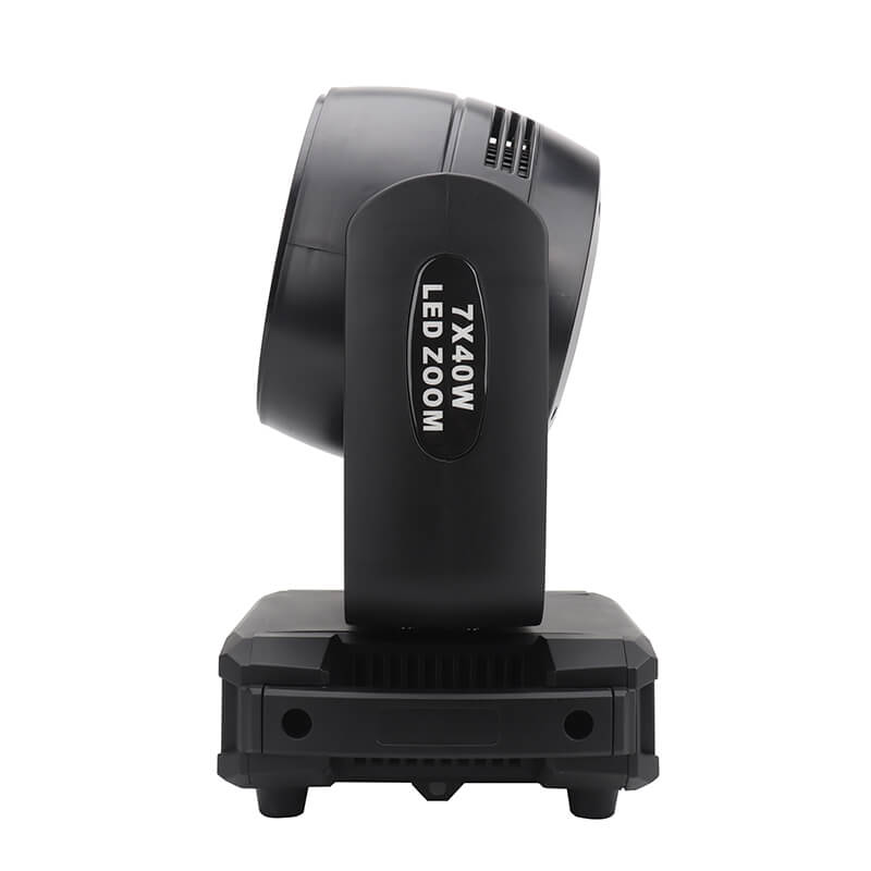 7x40W Bee Eye Moving Head DJ Light, 280W LED RGBW Stage Light Rotate Beam Spot Effect, DMX Sound Activated Remote Control for Parties Wedding Bar Church Show (RGBW 4in1)