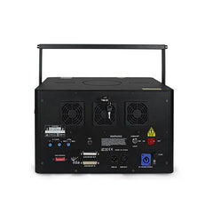 5W DJ Laser Party Lights, 3D Animation RGB Lazer Stage Lighting, DMX512 Music Sound Activated Disco Projector Lights,Beam Effect Scan Light for Bar Nightclub Wedding Live Show