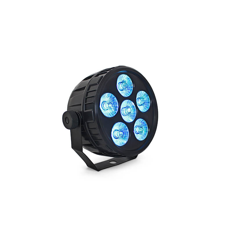 Mini Wireless Remote Control Slim Led Par Light 6X6W RGBW 4in1 Pocket Plastic Dj Par Led Flat Par Light
