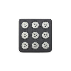 Mini LED Par Light Panel Led plano Mostrar luces de efecto de escenario 9X4W 4IN1 RGBW DJ Disco DMX Led Beam Wash Efecto de iluminación estroboscópica 